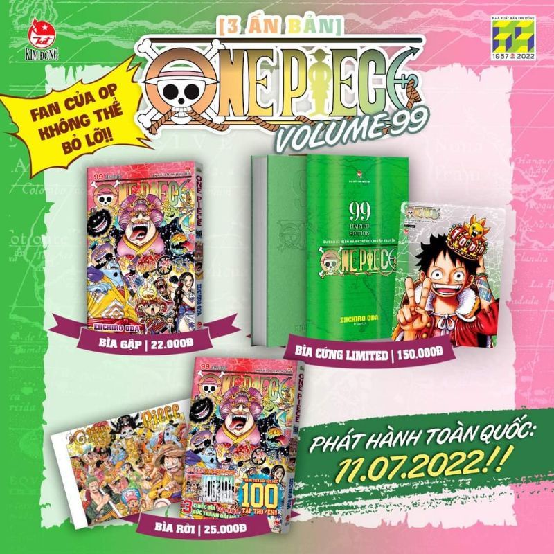 Combo One Piece (Bản limited + thường) - Tùy chọn