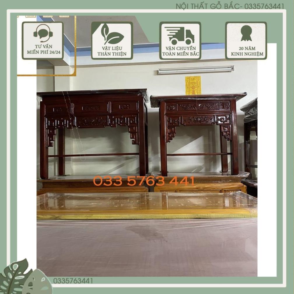 HÀNG CHÍNH HÃNG- freeship HN - Ban thờ gỗ keo 100% với 4 kích thước tùy chọn