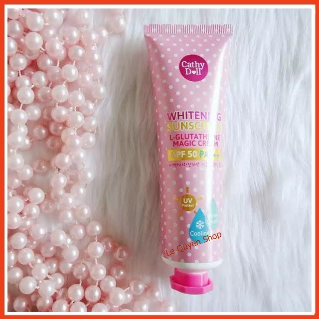 [CHÍNH HÃNG] Kem Chống Nắng WHITENING SUNSCREEN L-GLUTATHIONE MAGIC CREAM SPF 50 PA+++