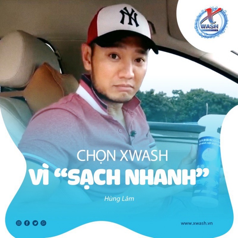 [TẶNG KHĂN ] Xwash chính hãng nước tẩy rửa, khử mùi nội thất ô tô KHÔNG HÓA CHẤT