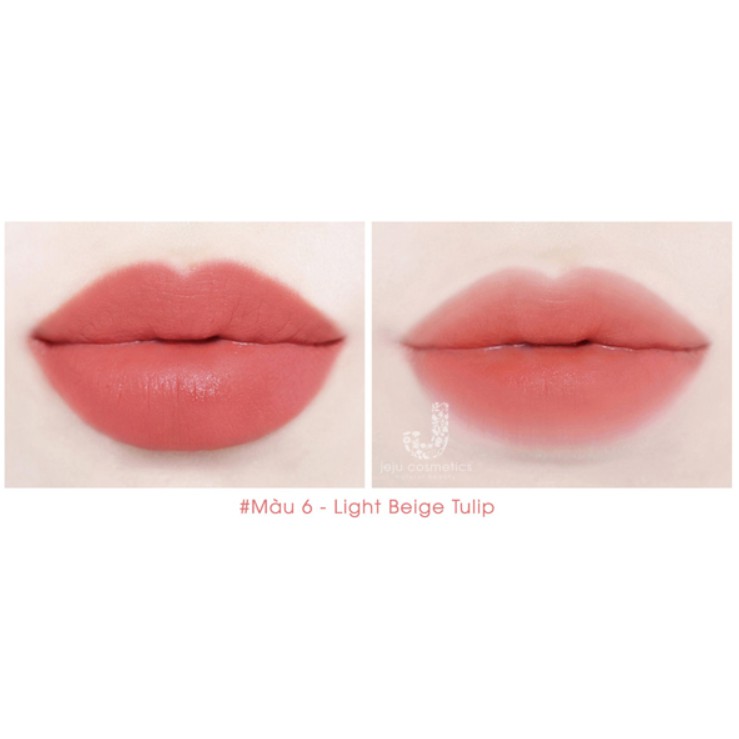 Son tint lì mềm mượt [innisfree] Vivid Cotton Ink #06: Light Beige Tulip 4g