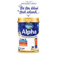 SỮA BỘT DIELAC ALPHA 4 900G (CHO TRẺ TỪ 2- 6 TUỔI)
