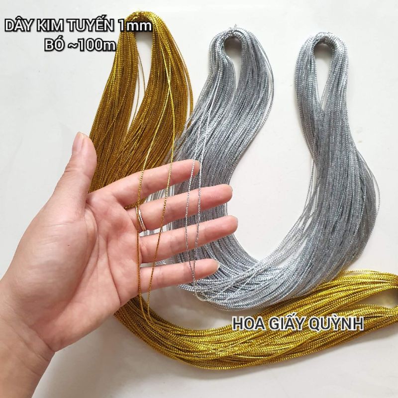 DÂY KIM TUYẾN SỢI NHỎ 1mm - bó ~100m