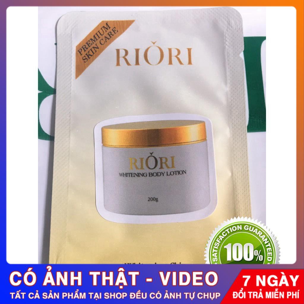 [CHÍNH HÃNG] Kem Body Trắng Da RIORI Whitening Body Lotion - Gói Test Làm mềm mịn và trắng da tự nhiên an toàn