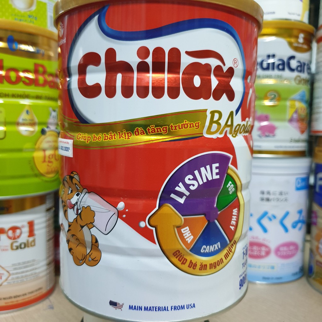 [Mã 267FMCGSALE giảm 8% đơn 500K] Sữa Chillax BA Gold 900g Date 2023