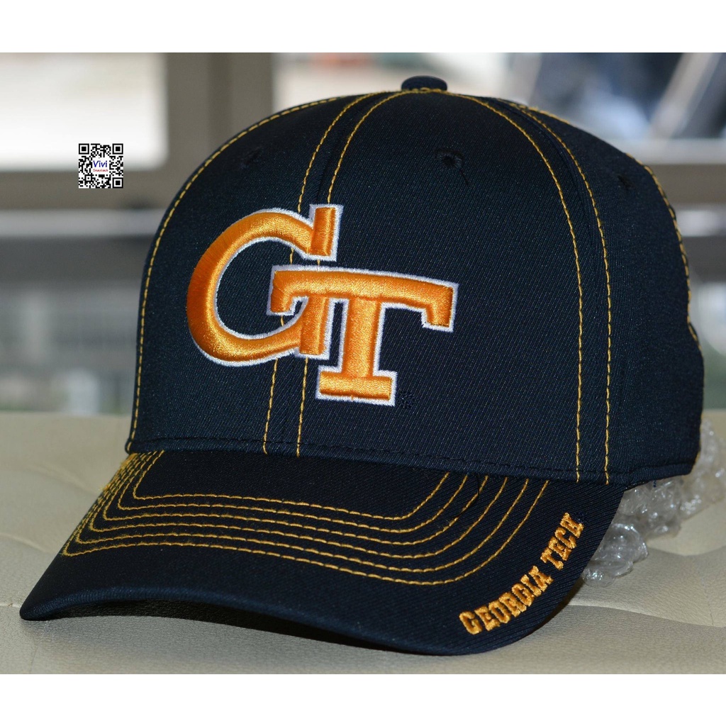 Nón mũ bít đuôi bóng chày team logo Georgia Tech Auburn Texas A&M { Hình thật }