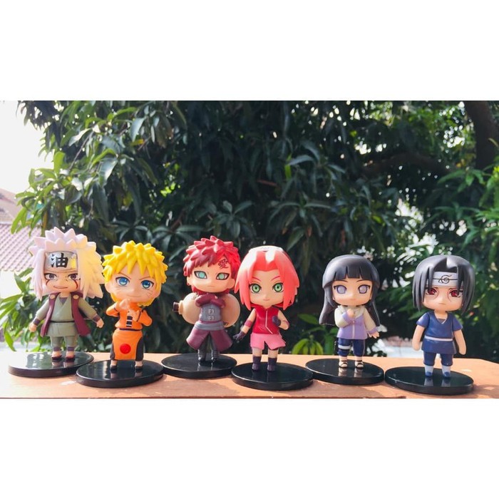 Mô Hình Nhân Vật Anime Naruto Sasuke Sakura Hinata Jiraiya Chibi Nendoroid