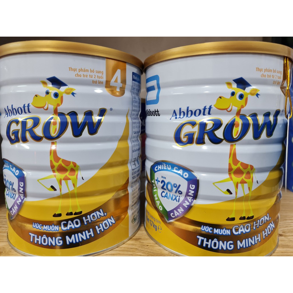 Sữa bột Abbott Grow 4 G-Power 1kg7, 1700g - Date mới nhất