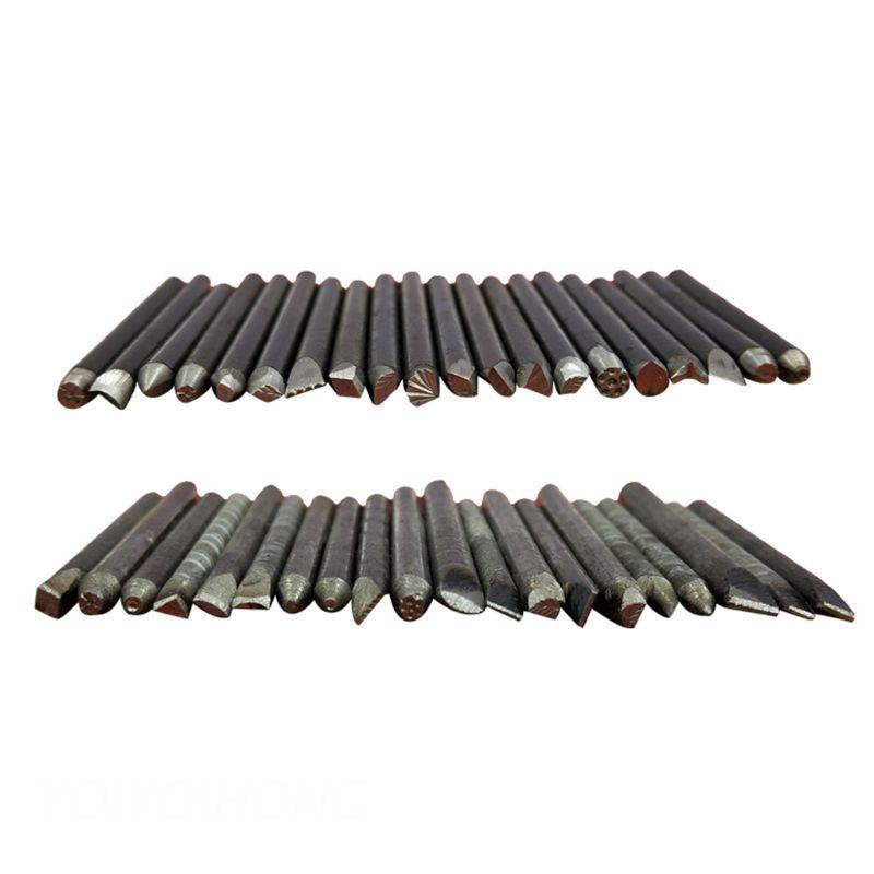 Bộ 20 Dụng Cụ Đục Lỗ Hình Hoa Bằng Thép Dùng Làm Trang Sức Thủ Công