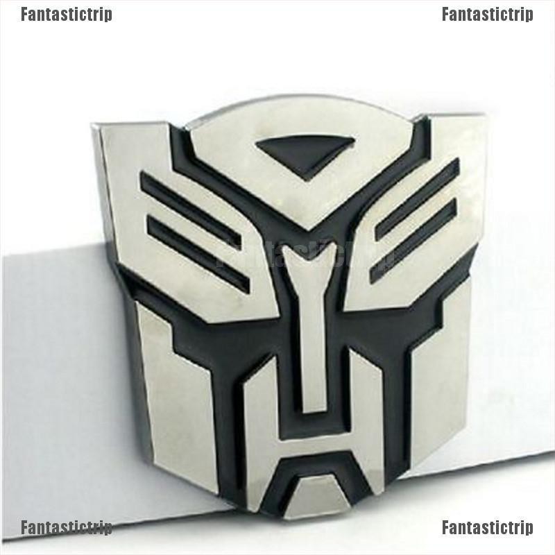 Miếng Dán Trang Trí Hình Transformer Autobot 3D Độc Đáo