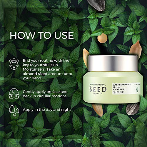 Kem Dưỡng Chống Lão Hóa The Face Shop Green Natural Seed Antioxidant Cream 50ml