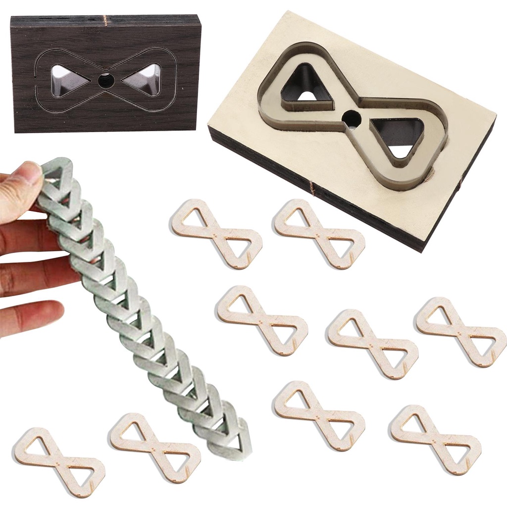 Khuôn Cắt Da Thủ Công Bằng Gỗ Tiện Dụng