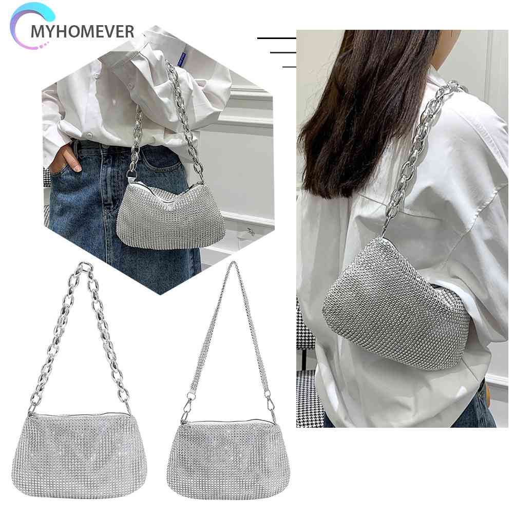 Ví Cầm Tay Đính Kim Sa Lấp Lánh Sang Trọng