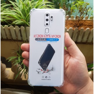 Ốp lưng silicon trong suốt chống sốc 4 cạnh cao cấp cho OpPo A5 2020/A11x/A9 2020