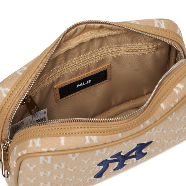 MLB VietNam Túi MLB Monogram Jacquard Crossbody Bag New York Yankees 3ACRM012N-50BGD Chính Hãng