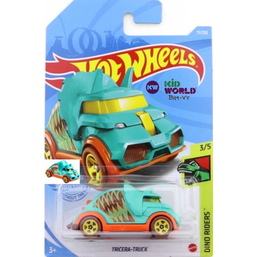 Xe mô hình Hot Wheels basic Tricera-Truck GTC40, 40K.