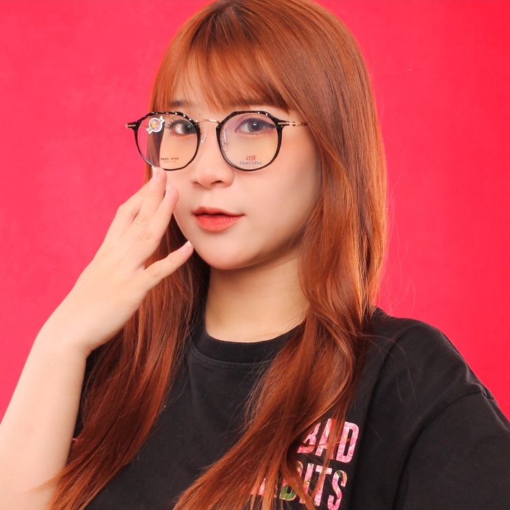 Gọng kính TR90 phối càng hợp kim cao cấp bền đẹp thời trang hàng chính hãng Ouress 9395