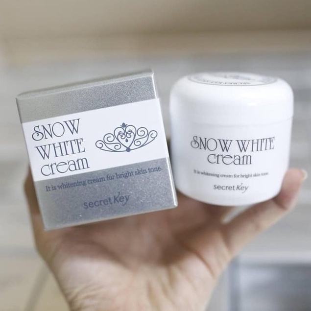 Kem Dưỡng Trắng Da Mặt Secret Key Snow White Cream Face