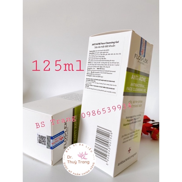 (TEM CHÍNH HÃNG) MẪU MỚI Sữa rửa mặt diệt khuẩn Floslek Pharma Antibacterial Face Cleansing Gel 125ml - 200ml | BigBuy360 - bigbuy360.vn