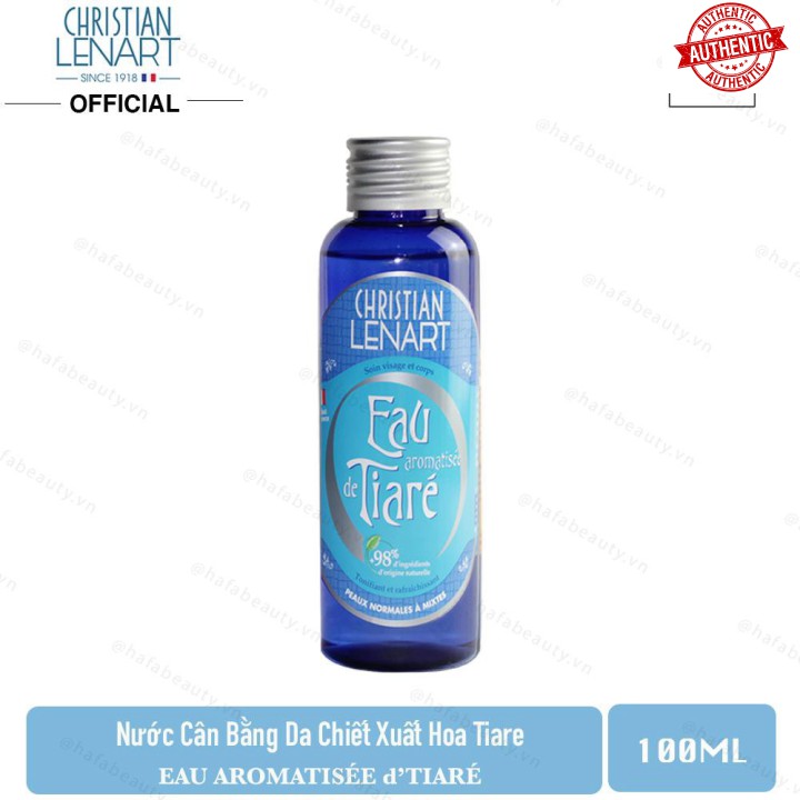 [Mã giảm giá] Nước Hoa Hồng Chiết Xuất Từ Cánh Hoa Tiaré Christian Lenart Eau Aromatisée De Tiaré 100ml