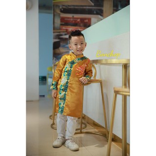 Áo dài cách tân cao cấp bé trai (size 12-26kg)