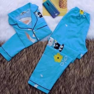 Combo pijama tay ngắn quần dài và tay ngắn quần lửng