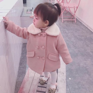 Áo dạ cổ lông