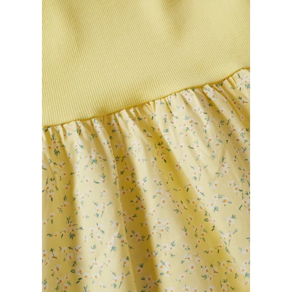 Váy Ba Lỗ Bé Gái Gân Phối Hoa Nhí MG