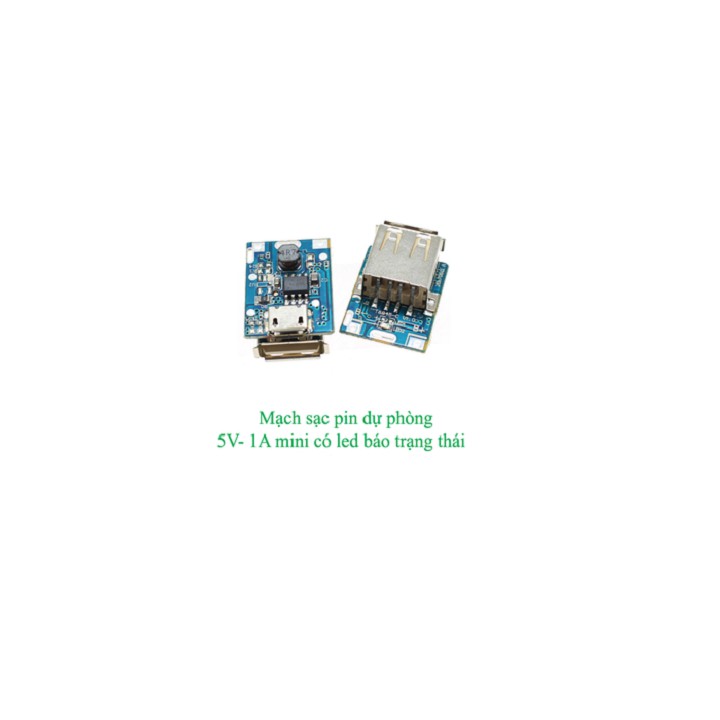 Mạch sạc dự phòng mini 5V - 1A