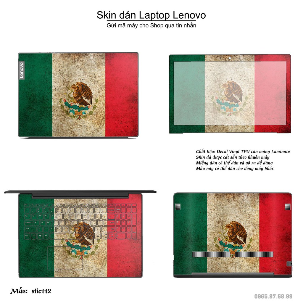 Skin dán Laptop Lenovo in hình Hoa văn sticker nhiều mẫu 19 (inbox mã máy cho Shop)