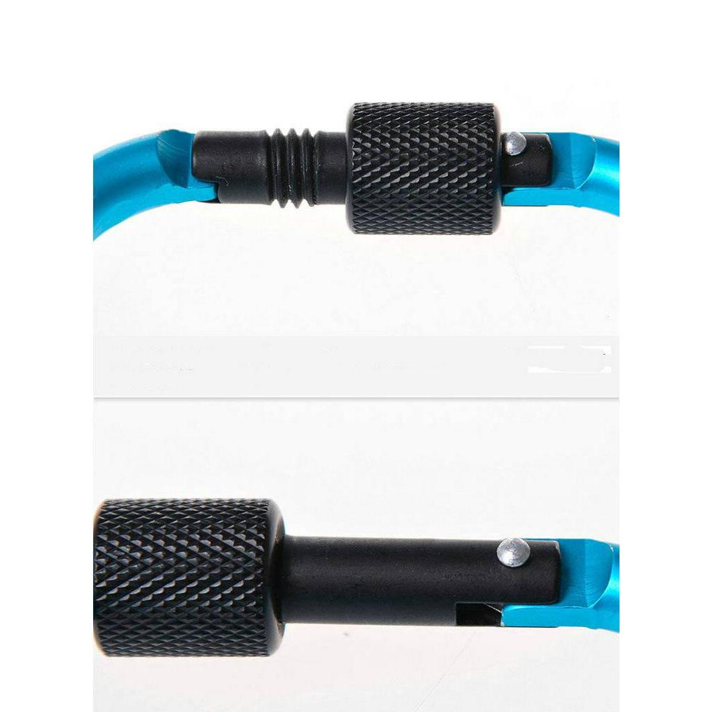 Móc Khóa Chữ D 8CM Bằng Hợp Kim Nhôm Chuyên Dụng Cho Ba Lô