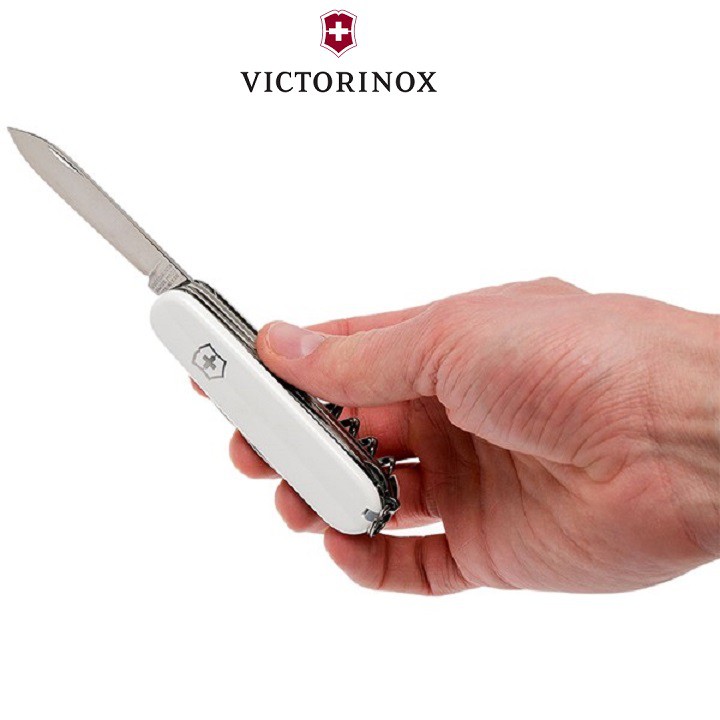 [CHẤT LƯỢNG] Dụng Cụ Xếp Dã Ngoại Đa Năng VICTORINOX Huntsman White