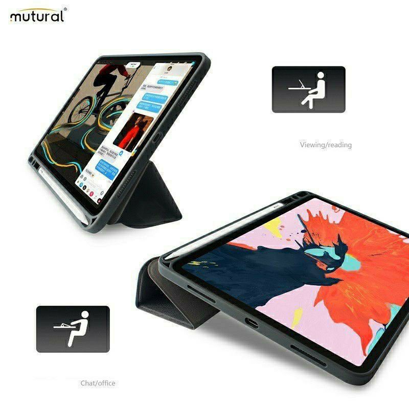 BAO DA IPAD PRO 11 2021 MUTURAL CÓ KHE BÚT CHÍNH HÃNG