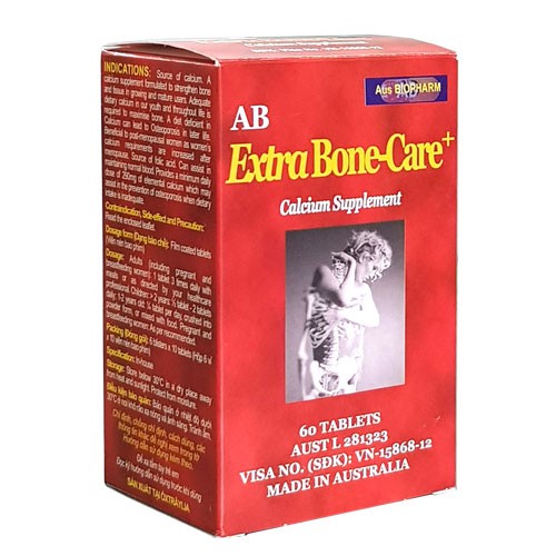 AB Extra Bone Care phòng loãng xương hộp 60 viên