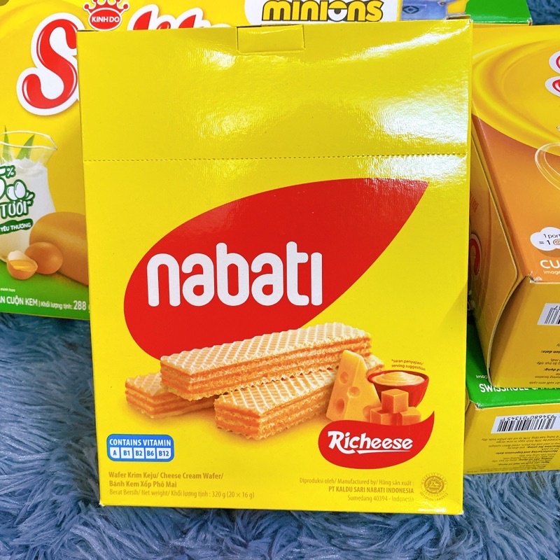 Bánh xốp phô-mai Nabati Ahh ( 10 cây hộp ) | BigBuy360 - bigbuy360.vn