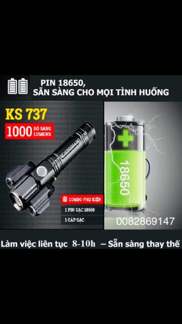 Đèn pin siêu sáng 3 bóng chống nước độ bền cao | BigBuy360 - bigbuy360.vn