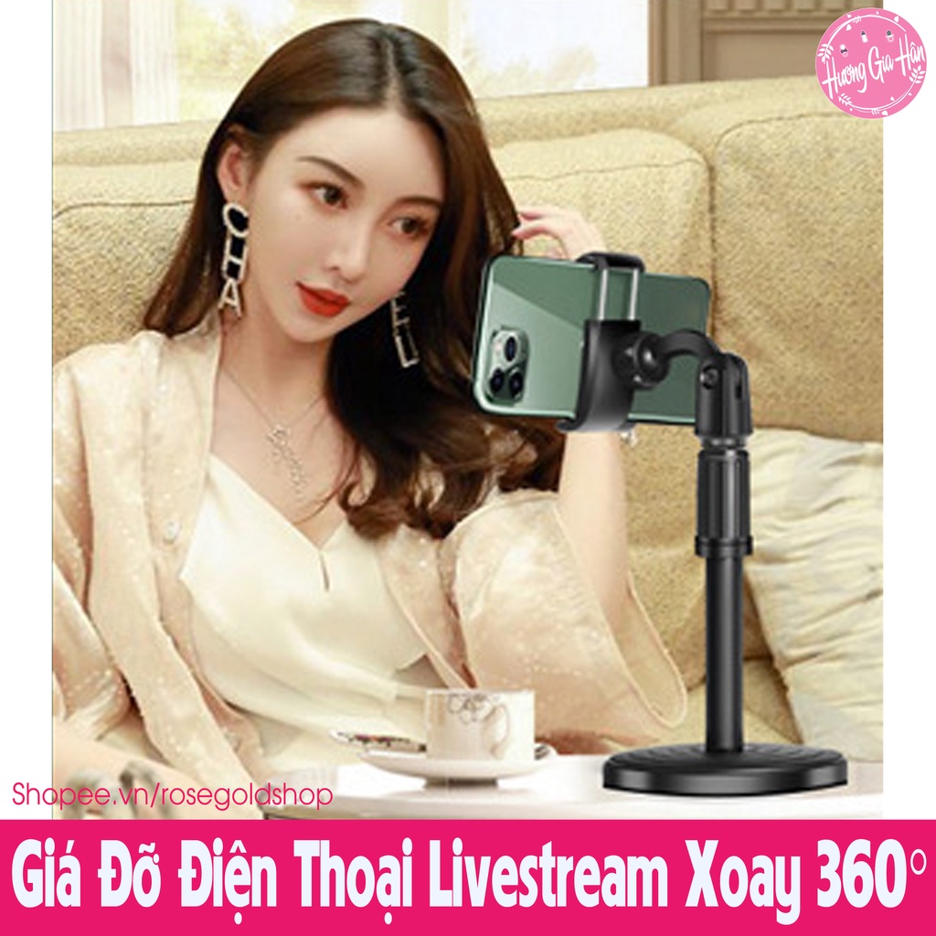 Giá Đỡ Điện Thoại Học Online, Quay TikTok, Livestream, Xem Video Xoay 360°