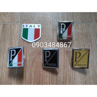 Logo mặt nạ trang trí xe Piaggio