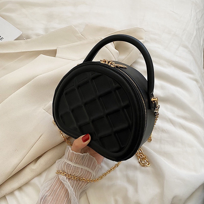 Ielgy Túi Xách Họa Tiết Hình Thoi Cao Cấp Dành Cho Nữ