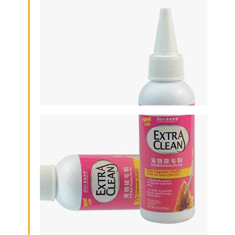 Bột Nhổ Lông, Vệ Sinh Tại Cho Chó Mèo Extra Clean