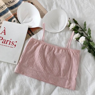 Áo Bra 2 dây gân tăm co dãn 4 chiều