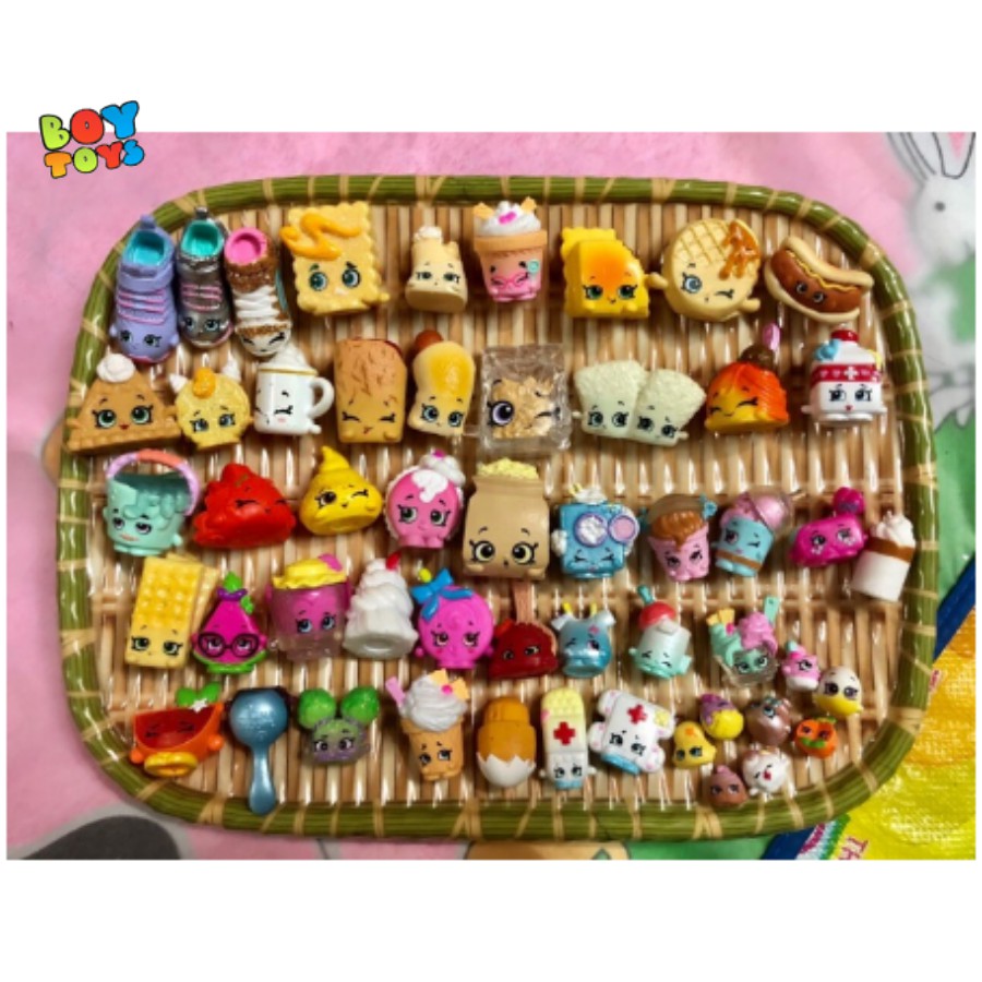 Set 30 con Shopkins mô hình đồ chơi siêu dễ thương, chất liệu an toàn, không trùng mẫu cho bé thỏa sức vui chơi