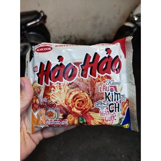 Mì Hảo Hảo Hương Vị Lẩu Kim Chi Hàn Quốc Gói 75g (com bo 5 gói)