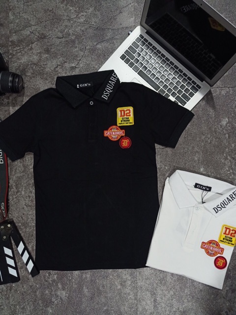 Áo thun cổ bẻ thêu logo nổi bật(chất cotton 100% co dãn 4 chiều) | BigBuy360 - bigbuy360.vn