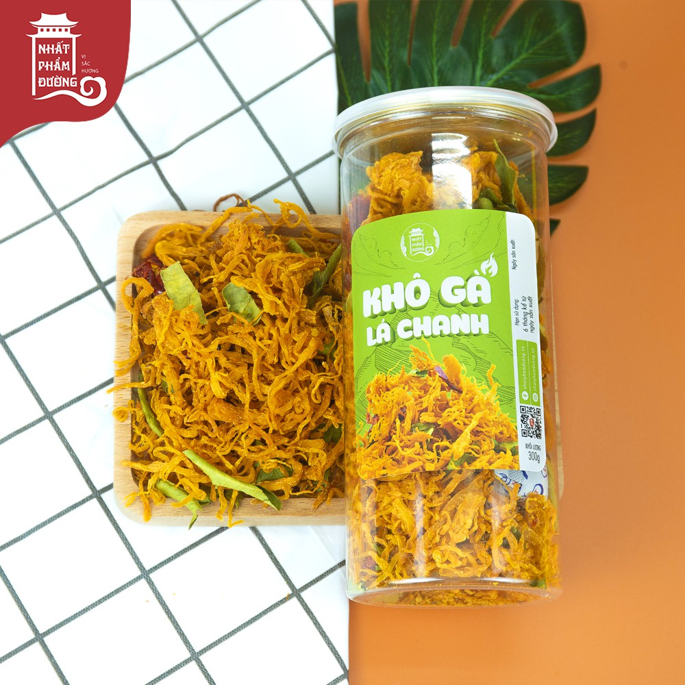 [Mã GROXUAN1 giảm 8% đơn 150K] Khô gà lá chanh Nhất Phẩm Đường 300g đồ ăn vặt khô gà xé sợi | BigBuy360 - bigbuy360.vn