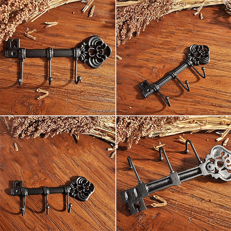 Móc Treo Khăn Tắm / Áo Khoác Gắn Tường Chịu Tải Nặng Kiểu Vintage Cho Nhà Bếp / Phòng