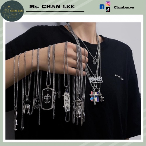 Dây Chuyền Titan Nam Đa Dạng, Vòng Cổ Nữ Chất Liệu Titan Cá Tính