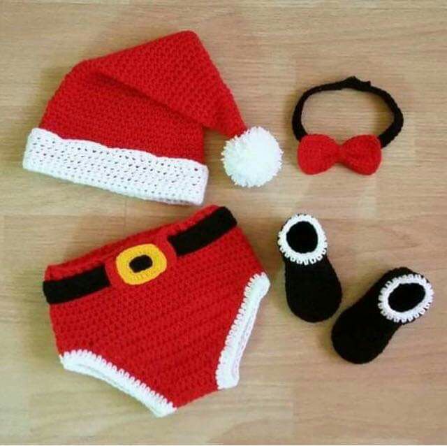 Set Nón+quần+giày Noel cho bé