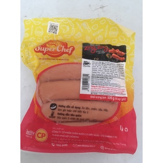 Xúc xích cp- zing zing 500gr/10 cây