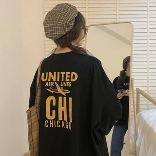 Áo dài tay in chữ Chicago có 3 màu siêu đẹp